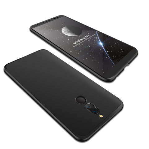 For HUAWEI MAIMANG 6/Mate 10 lite/Honor 9i(india)/Nova 2i Ultra Slim PC Back Cover Non-slip Shockproof 360 Degree Full Protective Case black
