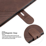 For Samsung A51/A71/M30S Case Soft Leather Cover with Denim Texture Precise Cutouts Wallet Design Buckle Closure Smartphone Shell  yellow