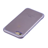 for iPhone 6/6S / 6 Plus/6S Plus / 7/8 / 7 Plus/8 Plus Clear Colorful TPU Back Cover Cellphone Case Shell Purple
