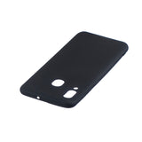 For HUAWEI Y9 2019 Lovely Candy Color Matte TPU Anti-scratch Non-slip Protective Cover Back Case black