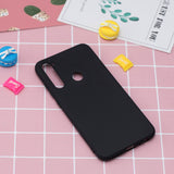 For Samsung A01/ A11/A21/A41/A51/A71/A81/A91 Mobile Phone Case Lovely Candy Color Matte TPU Anti-scratch Non-slip Protective Cover Back Case 1 black
