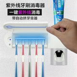 Free Drilling Hanging Rack Home Multifunctional UV Sterilizer for Toothbrush white_U.S. regulations