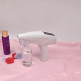 Disinfectant Electric Sprayer Handheld Outdoor Atomizer Adjustable Fogger for Home Office School Garden  white