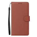 For Xiaomi Pocophone F1 Flip-type Leather Protective Phone Case with 3 Card Position Buckle Design Phone Cover  black