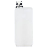 For OPPO F9/F9 PRO 3D Cute Coloured Painted Animal TPU Anti-scratch Non-slip Protective Cover Back Case Smiley panda