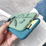 For VIVO Y66/Y67/Y91/Y95/Y93/Y97/V15/S1/Y83/Y85/Z3/Z3I/V11I/Z5X/Z1 Pro TPU Cellphone Case Shell Dinosaur Back Cover green