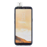 For Samsung S8 3D Cartoon Lovely Coloured Painted Soft TPU Back Cover Non-slip Shockproof Full Protective Case black