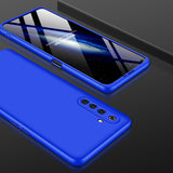 For OPPO Realme 6 Pro Cellphone Case PC Full Protection Anti-Scratch Mobile Phone Shell Cover blue