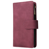For iPhone 6 / 6S iPhone 6 plus / 6S plus iPhone 7 / 8 iPhone 7 plus / 8 plus Smart Phone Cover Coin Pocket with Cards Bracket Zipper Phone PU Leather Case Phone Cover  iPhone 6 / 6S