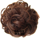 Fashion Synthetic Women Hair Pony Tail Hair Extension Bun Hairpiece Scrunchie Elastic Wedding Wave Curly  M4/30