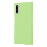 For Samsung Note 10/10 Pro Cellphone Cover TPU Phone Case Simple Profile Classic Design Shock-proof Shell Rose red