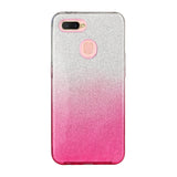 For OPPO F9/F9 Pro/A7X/F11 Pro/A8/A31 Phone Case Gradient Color Glitter Powder Phone Cover with Airbag Bracket Pink