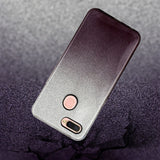 For OPPO F9/F9 Pro/A7X/F11 Pro/A8/A31 Phone Case Gradient Color Glitter Powder Phone Cover with Airbag Bracket black