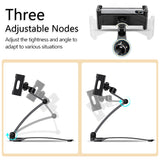 Tablet Holder Folding Desktop Wall-Mounted Lazy Bracket Box For Samsung Xiaomi iPad black