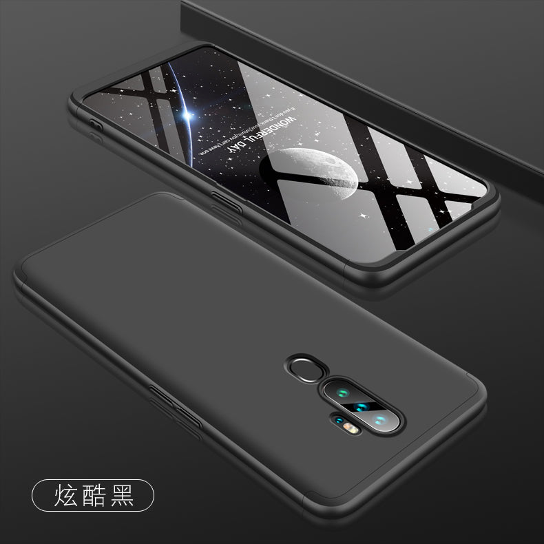 For OPPO A5 2020/A11X Cellphone Cover Hard PC Phone Case Bumper Protective Smartphone Shell black