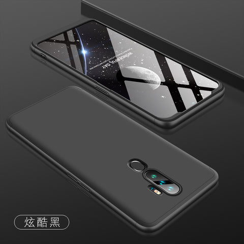 For OPPO A5 2020/A11X Cellphone Cover Hard PC Phone Case Bumper Protective Smartphone Shell black