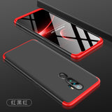 For OPPO A5 2020/A11X Cellphone Cover Hard PC Phone Case Bumper Protective Smartphone Shell black