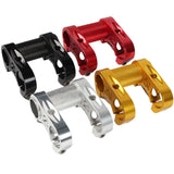 Litepro Bicycle Double Stem Riser Bicyle Handlebar Stem Adjustable Folding Bike Handlebar Stem  red