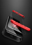 For Samsung J8 2018 360 Degree Protective Case Ultra Thin Hard Back Cover red