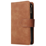 For iPhone 6 / 6S iPhone 6 plus / 6S plus iPhone 7 / 8 iPhone 7 plus / 8 plus Smart Phone Cover Coin Pocket with Cards Bracket Zipper Phone PU Leather Case Phone Cover  iPhone 6 plus / 6S plus