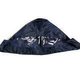 Men Raincoat Suits Outdoor Breathable Waterproof Rainwear Riding Rain Coat  + Pants Navy_XXL