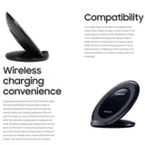 Samsung Fast Qi Wireless Charger Pad for Samsung Galaxy S10 S9 S8 Plus S7 S6 edge Note 9 8 /iPhone X XR XS 8 white