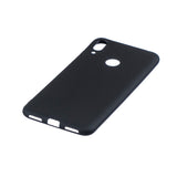 For HUAWEI Y7 2019 Lovely Candy Color Matte TPU Anti-scratch Non-slip Protective Cover Back Case black