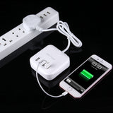 Portable 4 Ports USB Charger Station Fast Cell Phone Desktop Charging Dock