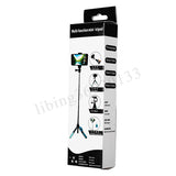 Portable Extendable Monopod Selfie Stick Tripod Bluetooth Remote for Phone Camera GoPro blue
