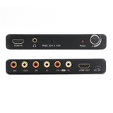 HDMI Splitter 4K Audio Decoder HDMI 5.1 Audio Decoder Dolby HDMI Repeater black