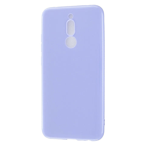 For Redmi 8 / Redmi 8A Cellphone Cover Glossy TPU Phone Case Defender Full Body Protection Smartphone Shell Taro purple