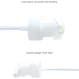 Empty Squeezed Foaming Pump Soap Foam Bottle Cosmetic Containers Dispenser PP Liquid Travel Bottle Matte transparent