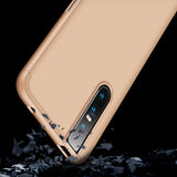 For VIVO V15pro Ultra Slim PC Back Cover Non-slip Shockproof 360 Degree Full Protective Case gold