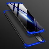 For VIVO V15pro Ultra Slim PC Back Cover Non-slip Shockproof 360 Degree Full Protective Case Blue black blue