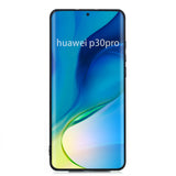 For Huawei P30 pro Double Buckle Non-slip Shockproof Cell Phone Case with Card Slot Bracket blue