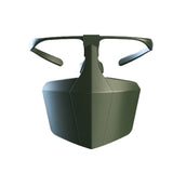 Protective Mask Spectacle Type Splash Proof Anti Droplet Quarantine Women Man Mask Adult Face Shields  green_1 pc