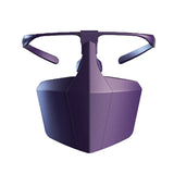 Protective Mask Spectacle Type Splash Proof Anti Droplet Quarantine Women Man Mask Adult Face Shields  purple_1 pc
