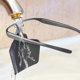 Protective Mask Spectacle Type Splash Proof Anti Droplet Quarantine Women Man Mask Adult Face Shields  black_1 pc