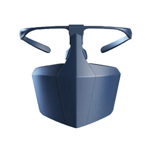 Protective Mask Spectacle Type Splash Proof Anti Droplet Quarantine Women Man Mask Adult Face Shields  blue_1 pc