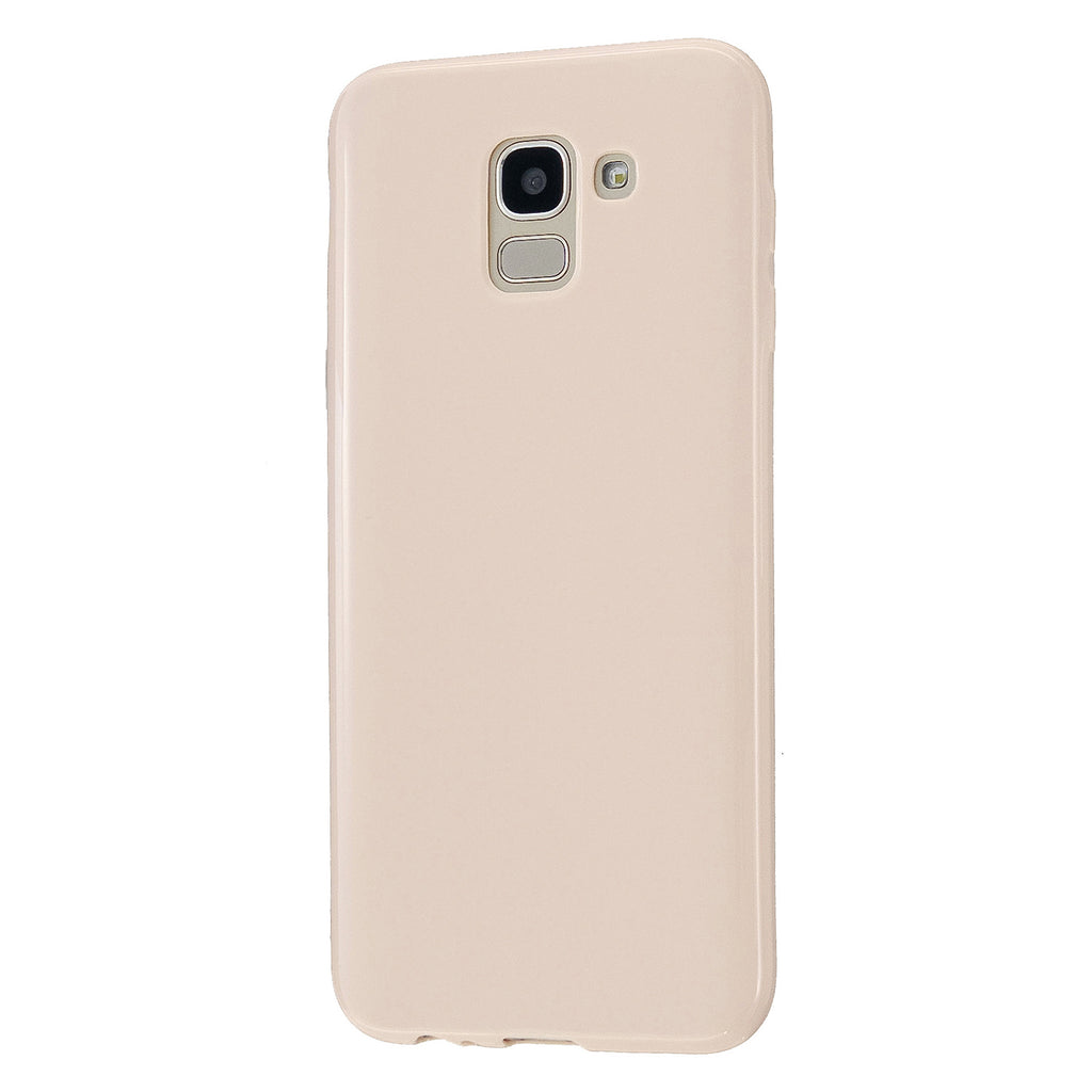 For Samsung A6/A6 Plus 2018 Smartphone Case Soft TPU Precise Cutouts Full Body Protection Mobile Phone Shell Sakura pink