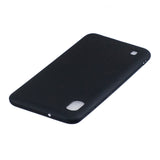 For Samsung A10 Lovely Candy Color Matte TPU Anti-scratch Non-slip Protective Cover Back Case black