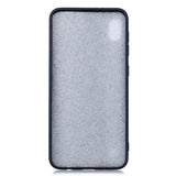 For Samsung A10 Lovely Candy Color Matte TPU Anti-scratch Non-slip Protective Cover Back Case black