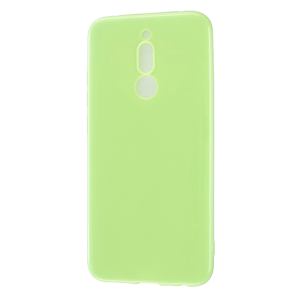 For Redmi 8 / Redmi 8A Cellphone Cover Glossy TPU Phone Case Defender Full Body Protection Smartphone Shell Fluorescent green