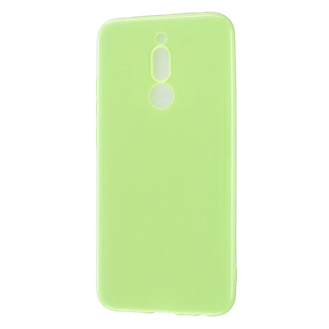 For Redmi 8 / Redmi 8A Cellphone Cover Glossy TPU Phone Case Defender Full Body Protection Smartphone Shell Fluorescent green