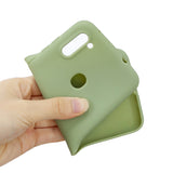 For Samsung A01/ A11/A21/A41/A51/A71/A81/A91 Mobile Phone Case Lovely Candy Color Matte TPU Anti-scratch Non-slip Protective Cover Back Case 10 beans green