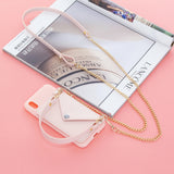 For HUAWEI Y5 2018/2019/Y6 2019/Y7 2019/PSMART Z/Y9 2019 Mobile Phone Cover with Pu Card Holder + Hand Rope + Straddle Rope Pink