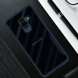 For Samsung A6 2018 Eurasia Edition Ultra Slim Translucent Back Cover Non-slip Shockproof TPU Full Protective Case  Transparent Blue