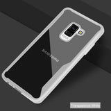 For Samsung A6 2018 Eurasia Edition Ultra Slim Translucent Back Cover Non-slip Shockproof TPU Full Protective Case  Transparent White
