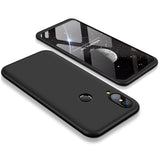 For HUAWEI P20 Lite/Nova 3E 3 in 1 Fashion Ultra Slim Full Protective Back Cover  black