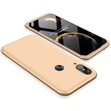 For HUAWEI P20 Lite/Nova 3E 3 in 1 Fashion Ultra Slim Full Protective Back Cover  Red black red